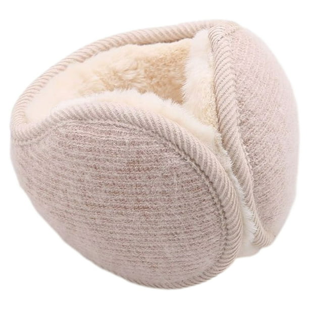 Orejeras clásicas para la cabeza, plegables detrás de la cabeza, calentadores de orejas de invierno para mujeres y hombres