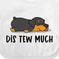 thumbnail image 4 of Inktastic Napping Dis Tew Much Rottweiler Boys or Girls Baby Bib, 4 of 4