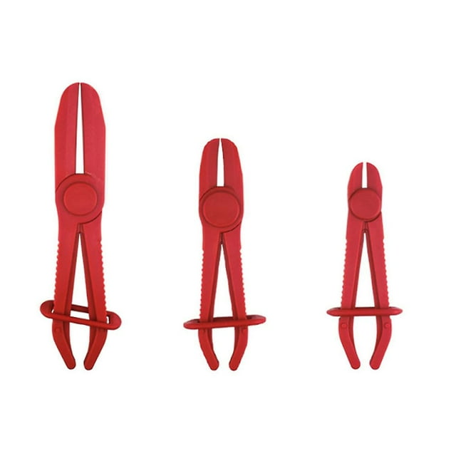 3pcs/set Car Flexible Hose Clamps Pliers Kit Clamp Sealing Brake Fuel Line Cut Off Clamp Car Water Pipe Repair Fix Tools