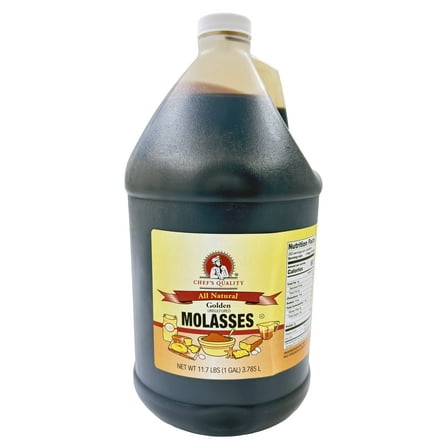 Chef's Quality All Natural Golden Unsulfured Molasses | Kosher | 1 Gallon