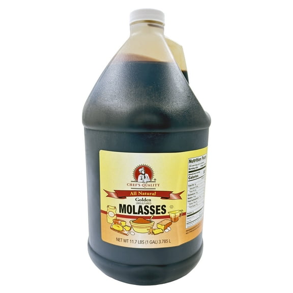 Chef's Quality All Natural Golden Unsulfured Molasses | Kosher | 1 Gallon