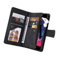 thumbnail image 5 of Case for iPhone 8 Plus/7 Plus Cover Zipper Pocket Wallet Case Magnetic Protective - Black, 5 of 5