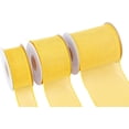 thumbnail image 2 of Joycrosso Burlap Wired Edge Ribbon 4 inch x 10 Yards, Yellow, Ideal for Crafting, Gift Wrapping, Wreath, Christmas Tree, and Rustic Wedding Decorations, 2 of 4