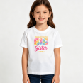 thumbnail image 2 of Girls Graphic Tees Big Sister 2026 Kids T Shirt Announcement 100% Cotton Short Sleeve Soft Tops 4-13Y, 2 of 5