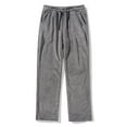 thumbnail image 7 of Tauxra Mens Casual Pants,Men's Fleece Solid Color Embroidered Pocket Drawstring Elastic Waist Straight Leg Pants,Jackets for Men Fashion, 7 of 7