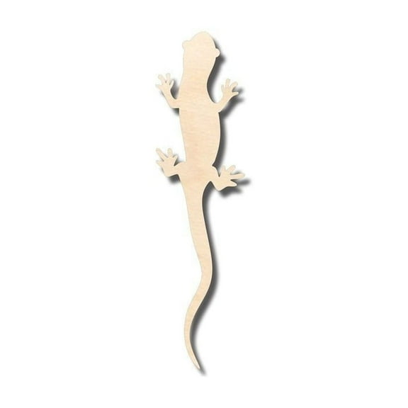 Unfinished Wood Salamander Shape - Animal - Craft - up to 46" DIY 6" / 1/4"