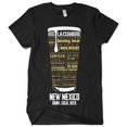 thumbnail image 2 of New Mexico Beer Shirt - Black, Small | Typography Print Beer Lover Gift for Men, 2 of 3