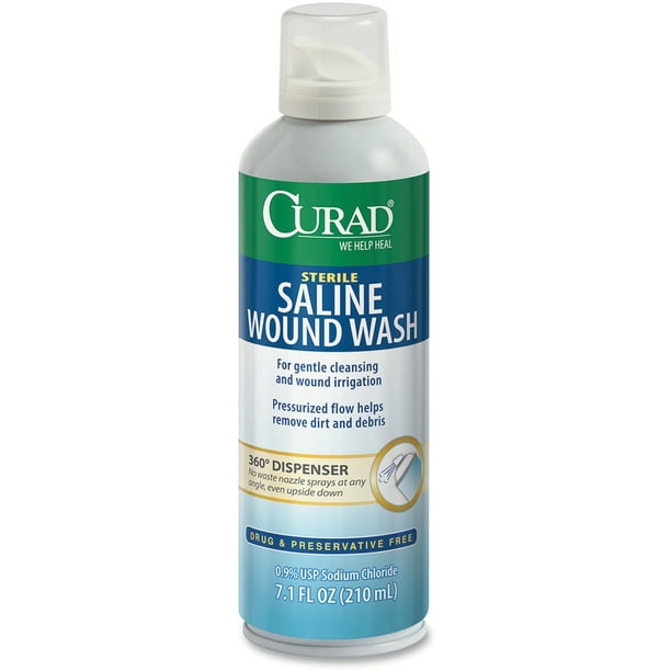 Curad Sterile Saline Wound Wash