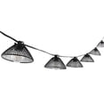 thumbnail image 6 of SAFAVIEH Junia 10-Light G40 Black Metal Outdoor String Light with Black Shade, 6 of 7