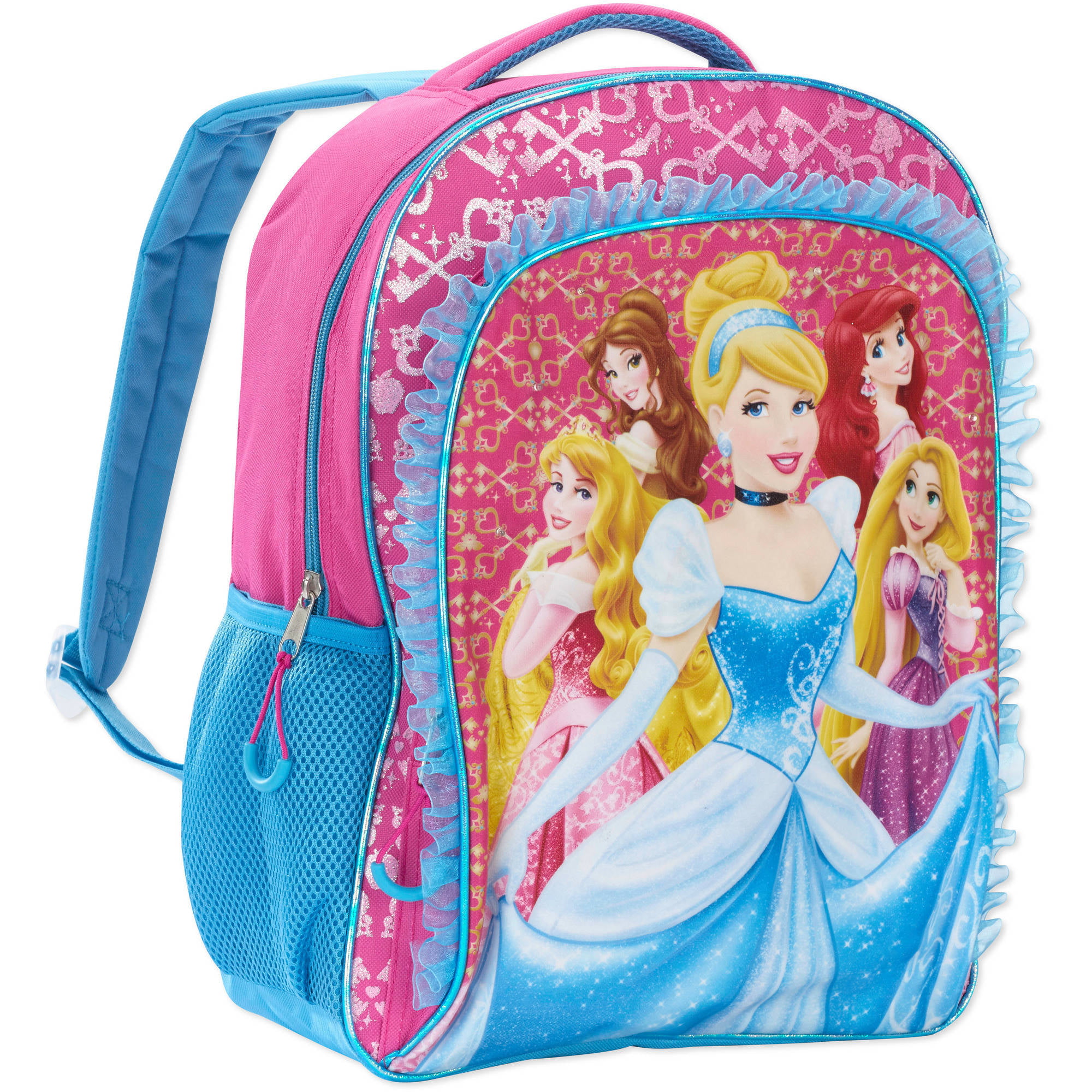 3D Brand New Disney Princess High Quality Backpack Bag Kids Toddlers Girls 