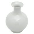thumbnail image 3 of 12" White Porcelain Vase, 3 of 7