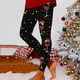 thumbnail image 1 of MKLEKYY Leggings de compresión para mujer Leggings con estampado de copos de nieve navideños de cristal rojo para mujer para uso deportivo, 1 of 4