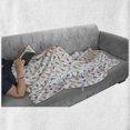 thumbnail image 6 of Guitar Soft Flannel Fleece Blanket, Rhythm and Melody Pattern with Colorful Acoustic Guitars Country Music Songs Theme, Cozy Plush for Indoor and Outdoor Use, 50" x 60", Multicolor, by Ambesonne, 6 of 6