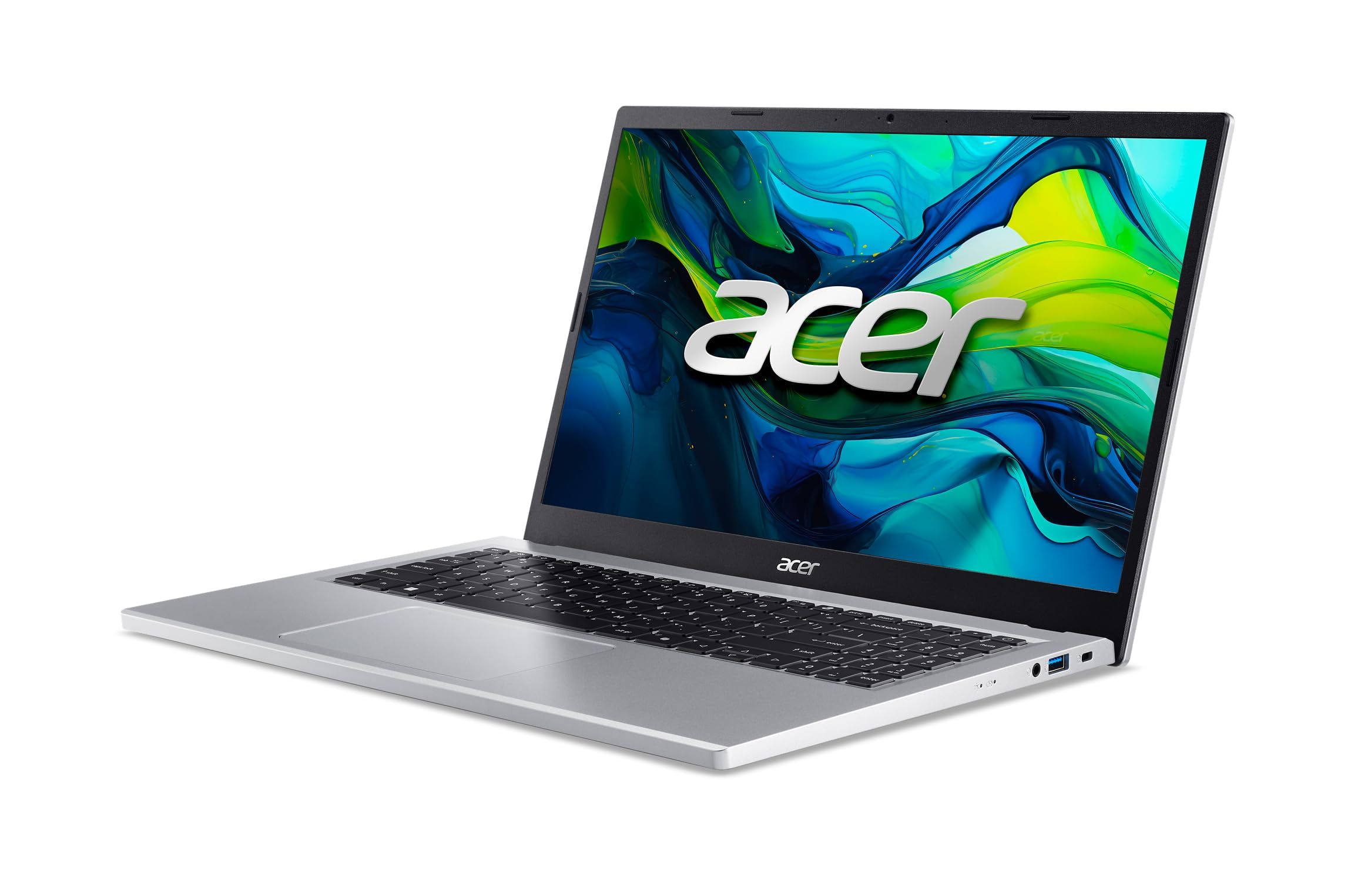 Acer Aspire Go 15 AI Ready Laptop | 15.6" Full HD (1920 x 1080) IPS Display | Intel Core 3 Processor N355 | Intel Graphics | 8GB DDR5 | 128GB UFS | Wi-Fi 6 | Windows 11 Home in S Mode | AG15-32P-39R2