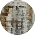 thumbnail image 2 of Addison Rugs Mayfield Premium Machine Washable Transitional Abstract Taupe Round Rug, 8' x 8', 2 of 6