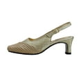thumbnail image 3 of FLORAL Indira Women's Wide Width Dress Slingback Pumps GOLD 11, 3 of 6