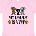 thumbnail image 4 of Inktastic Veterinarian Daddy is a Vet Boys or Girls Baby Bodysuit, 4 of 5