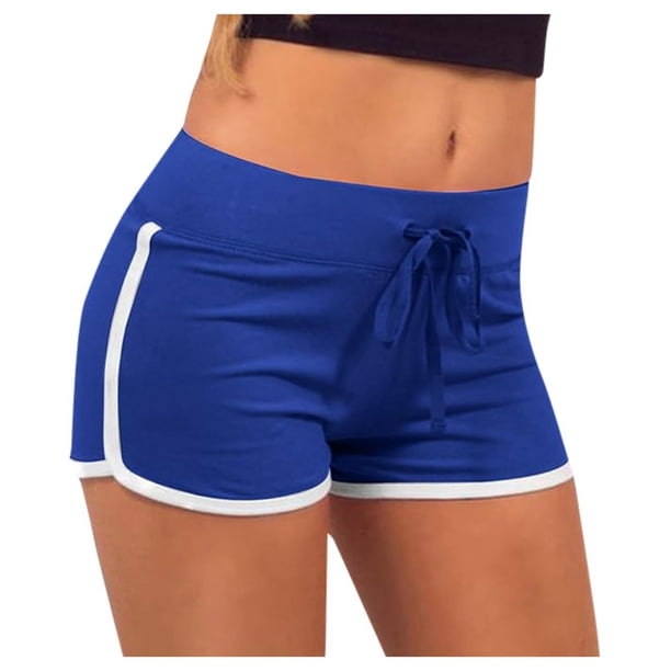 MKLEKYY Pantalones Cortos de Playa para Mujer, Pantalones Cortos de Verano para Mujer, Pantalones Cortos Deportivos Suaves para Correr En Interiores