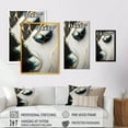 thumbnail image 4 of Designart Abstract Geode Gold And Green Marble IV Canvas Wall Art, 4 of 5