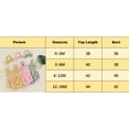thumbnail image 7 of Newborn Baby Girls Summer Outfits Floral Daisy Romper Ruffle Smocked Suspender Bodysuit with Bow Headband Set Cute Clothes, 7 of 7