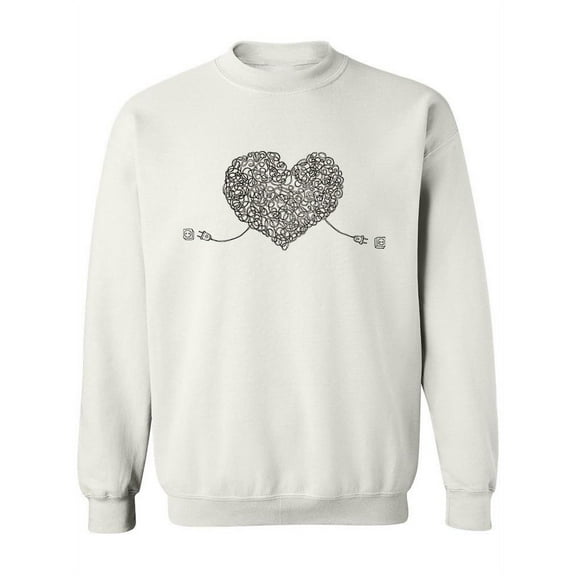 Heart Of Wires Sweatshirt Women -Image by Shutterstock, Female Large