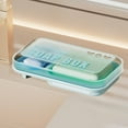 thumbnail image 5 of Nrmrqz Soap Dishes 2-Compartment Soap Box – Double Storage Bathroom Organizer Travel Soap Case, 5 of 6