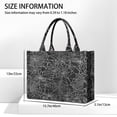 thumbnail image 3 of Large Capacity Tote Bag,Halloween Spider Web Pattern Handbag Fashion Luxury Tote Bag,15.7"x13"x 5.1" Inches,Laptop Compatible, 3 of 6