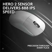 Logitech G PRO X Superlight 2 Lightspeed Gaming Mouse, White