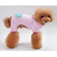 thumbnail image 1 of Ropa de para proteger de Pijamas de Moda para Mascotas con Ciruelo Flor Perro Perrito Chaleco Suave Rosa S Yinane Camisas de cachorro de perro de mascota, 1 of 8