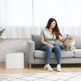 thumbnail image 3 of IRIS USA Premium Top Entry Cat Litter Box with Cat Litter Scoop White, 3 of 13
