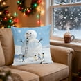 thumbnail image 4 of geerera 18"X18" Christmas Pillow Covers Decoration Holiday Decor Throw Pillow Cases for Sofa Couch Christmas Office Bedroom Decorations, 4 of 6