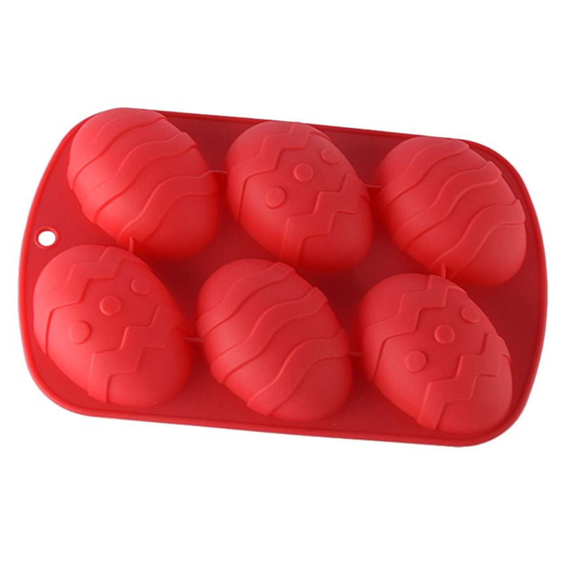 Easter Eggs Shape Silicone Mould Chocolate Mould Cake Cube Tray Baking 