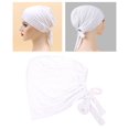 thumbnail image 4 of Chemo Cancer Head Scarf Gorros musulmanes Elásticos Headwrap Snood Hijab blanco Hugo Sombrero Turbante Étnico, 4 of 9