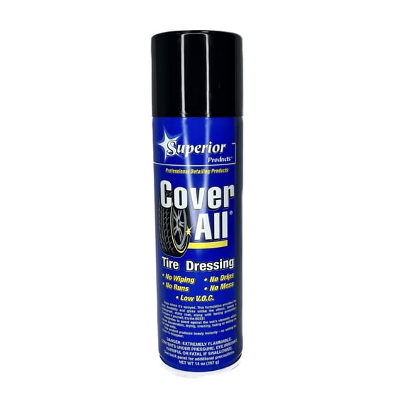 Superior Products California Cover All Tire Dressing Automotive Cleaners, 14 oz