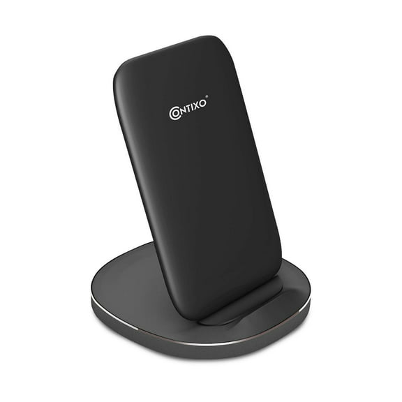 Contixo W3 Fast Wireless Charger Charging Stand Station | Qi Compatible Enabled Smartphones Phones