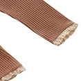 thumbnail image 5 of FNNMNNR Toddler Baby Girls Boys Leggines Rib Knit Lace Trim Pantyhose Winter Warm Tights Leggings Pants Beige 2-3 Years, 5 of 10