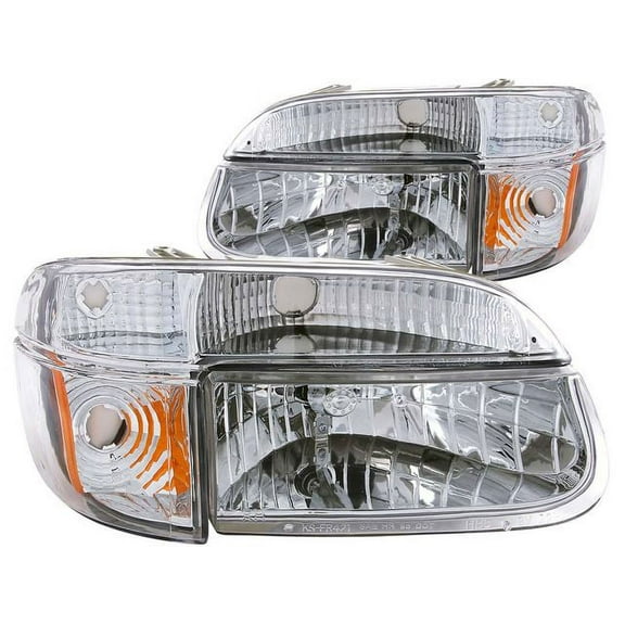 Headlight Set - Compatible with 1995 - 2001 Ford Explorer 1996 1997 1998 1999 2000