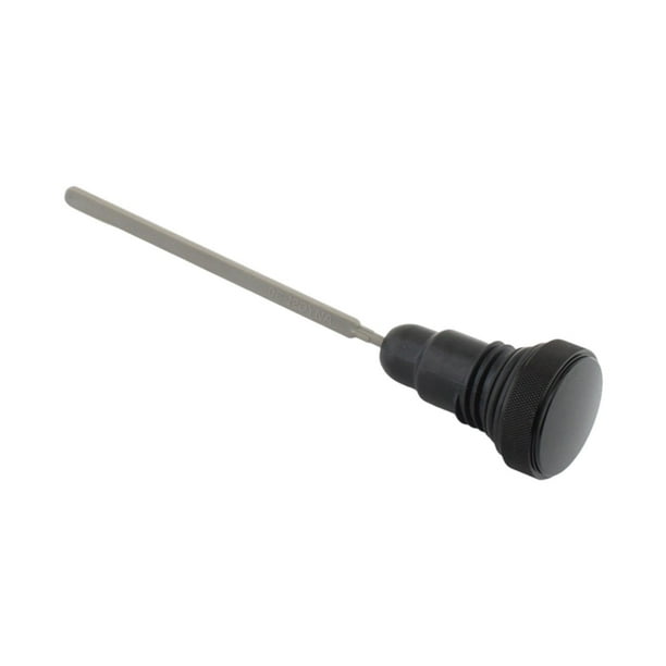 Varilla de de aceite de motocicleta, repuesto de aleación de aluminio, indicador de de aceite, tapón del tanque para motocicleta para FXD Negro