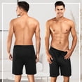 thumbnail image 2 of Pack de 3 pantalones cortos de pijama Bunnycool con bolsillos elásticos en la cintura para hombre, 2 of 6
