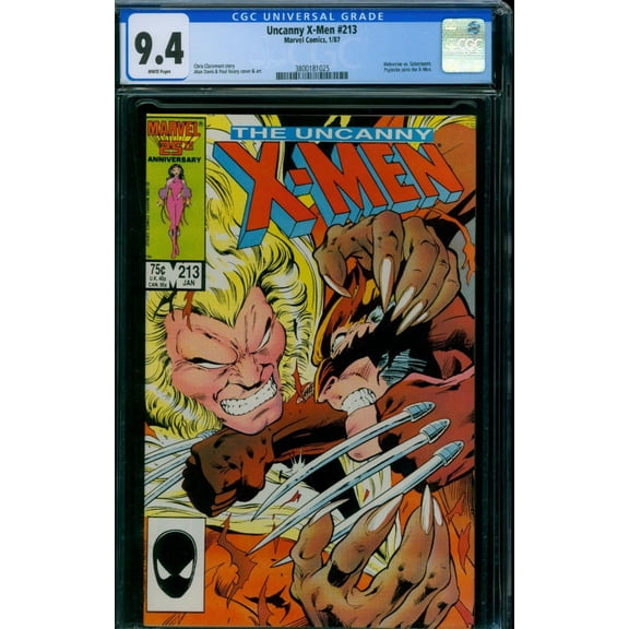Uncanny X-Men #213 - CGC 9.4 Comic Book