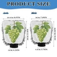 thumbnail image 3 of Microfiber Car Wash Gloves With Chenille & Polyester Terry Scratch-Free Cleaning Elastic Cuffs Green Grapes, 3 of 8