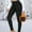 Black, variant on Xysaqa Fleece Lined Leggings for Women, High Waisted Leggings Winter Belly Control Workout Yoga Pants Wine S