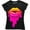 Black, variant on Sexy Lips Dripping Paint Colors Trippy Funny Kiss Women's T-Shirt
