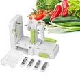 thumbnail image 2 of Rallador De Verduras En Espiral Espiralizador 5 Cuchillas Cortador De Verduras Plegable, Dise&ntilde;o Antideslizante Libre De Bpa Ideal Para Ensaladas De Pasta Y M&aacute;s, 2 of 8