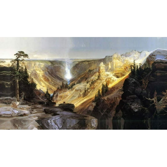 Grand Canyon Of The Yellowstone - CANVAS OR FINE PRINT WALL ART