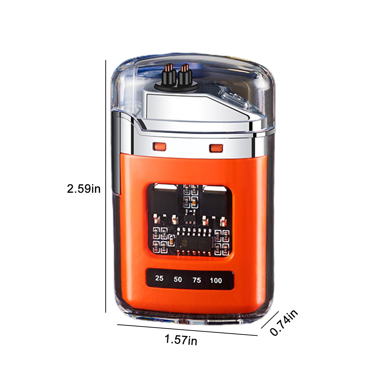 3 Set of Electronic Rechargeable Lighter, Lighter, Type-C Rechargeable Lighter Outdoor Windproof Lighter