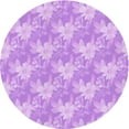 thumbnail image 1 of Ahgly Company Tapis Rond Lavable en Machine Intérieur Transitionnel Heliotrope Violet, 7 Pieds Rond, 1 of 7