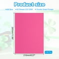 thumbnail image 2 of Uxcell 100 Sheets Colored Cardstock Paper, A4 Size 250GSM Thick Card Stock for DIY Crafts Scrapbooking, Dark Pink, 2 of 6