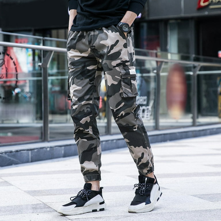 Mens cargo pants deals with ankle ties