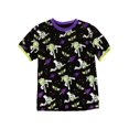 thumbnail image 1 of Toy Story Little Boys' Buzz Lightyear Allover Print T-Shirt, Black (2T), 1 of 1
